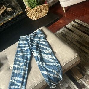 Levi Bleached Straight Leg 501 Denim Jeans Size 29